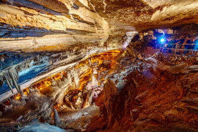 Blanchard Caverns Tour.