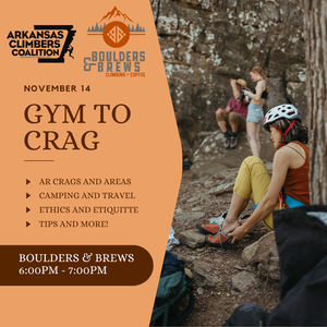Gym to Crag at Boulders and Brews