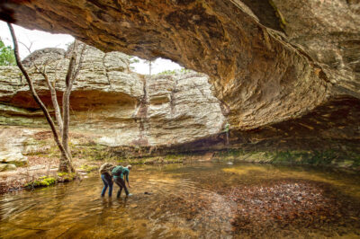 Petit Jean State Park, Arkansas' first state park. (Photo courtesy of ADPHT.)