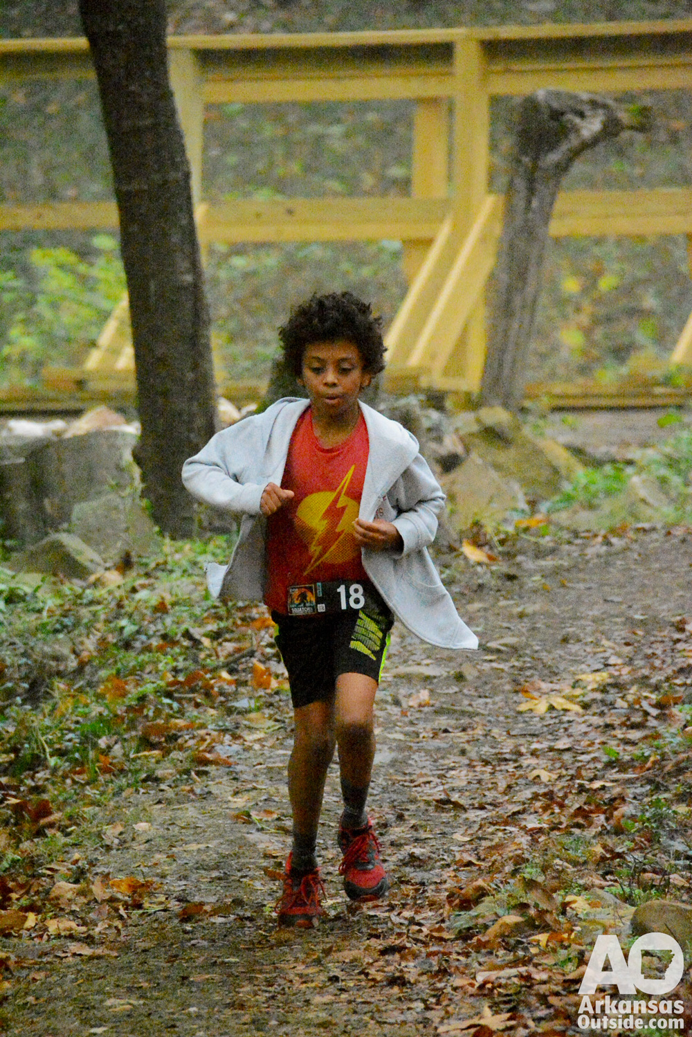 The fun run was perfect for families, walkers, and novice runners to experience the Allsopp Trails.