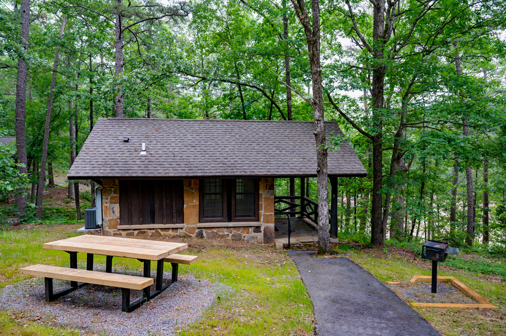 One of the current cabins as it looks today. (Photo courtesy of ADPHT)