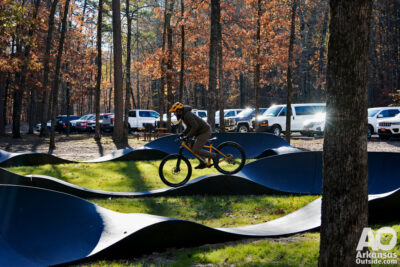 The new pump track will be a hit.