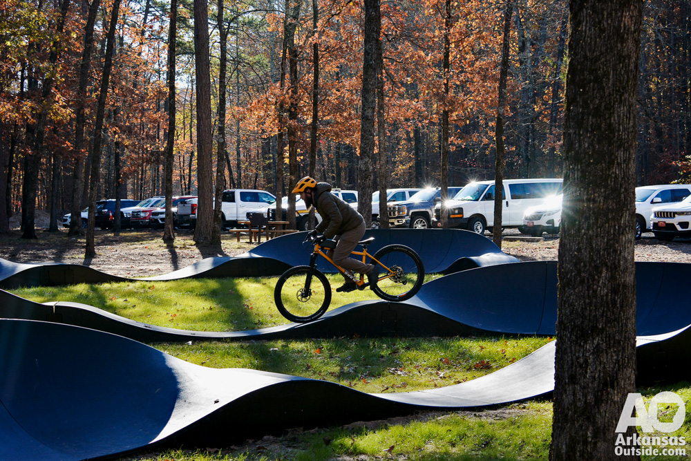 The new pump track will be a hit.