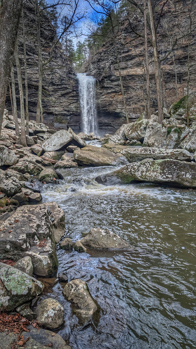 On a recent trip to Petit Jean State Park, we created our own loop utilizing the Boy Scout Trail and other trails.