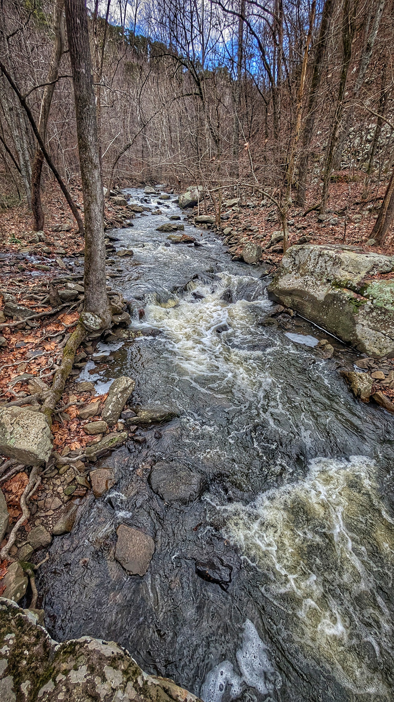 A stop along Cedar Creek on our way to Cedar Falls.