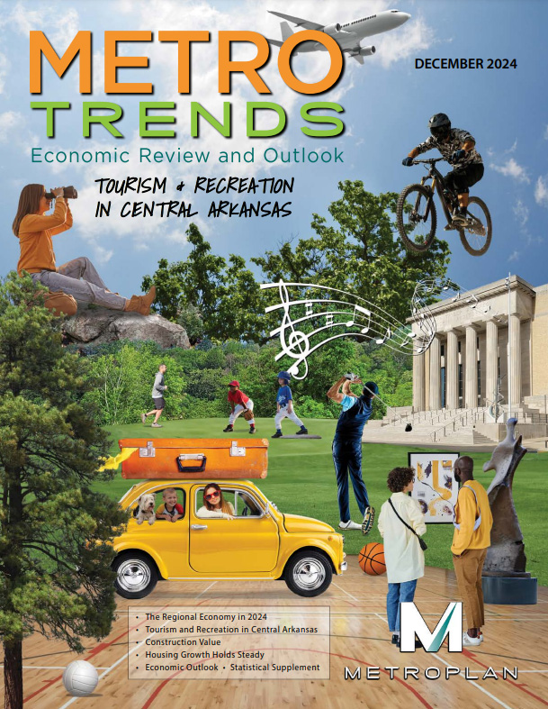 The report emphasizes that investments in tourism and recreational infrastructure not only attract visitors but also enhance the quality of life for residents, making the region more appealing for business and residential development. 2024 Economic Trends in Central Arkansas