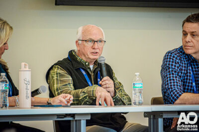 Grady Spann making a point about including people in the conservation process.