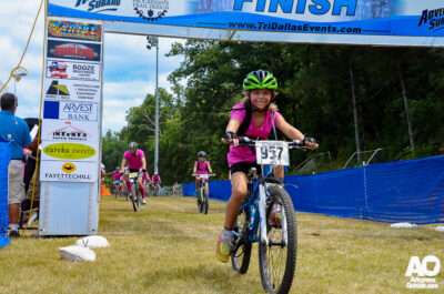 Enjoying the finish line.