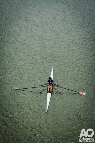 Rowing into the void.