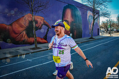 One of the many murals runners had the chance to enjoy.