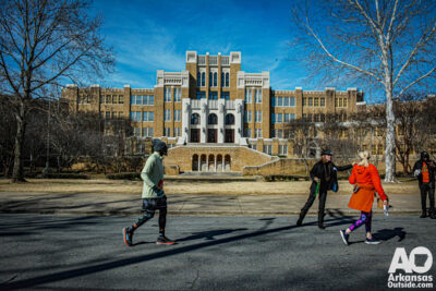 Runners also passed iconic Little Rock attractions like the Arkansas River, the Arkansas Museum of Fine Art, the SOMA District, the State Capitol, and Central High School.