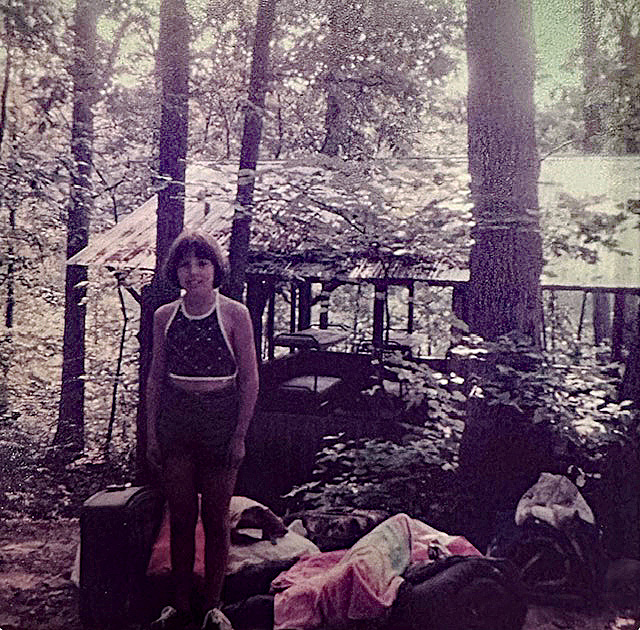 Noelle at camp.