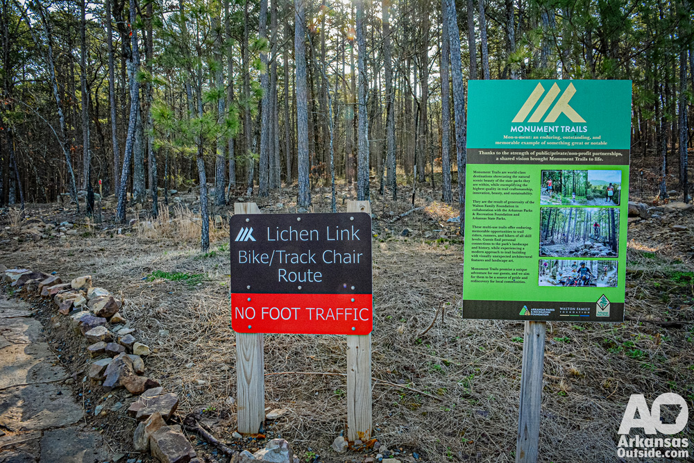 Trackchair-friendly trail, Lichen Link.
