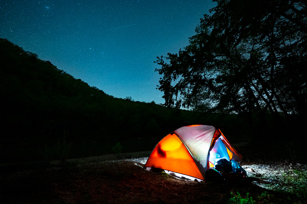 dispersed camping in Arkansas