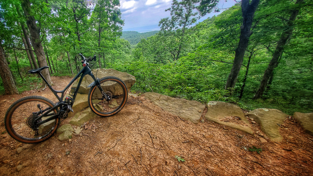 One of the views from the Mount Nebo Trails. Arkansas MTB Madness Bracket