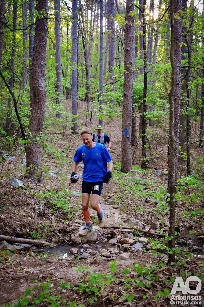 50 mile 2nd place finisher Stan Ferguson. Ouachita Trail 50 2025 Results