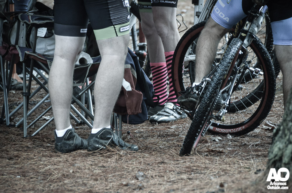 Mountain biking is a social event.