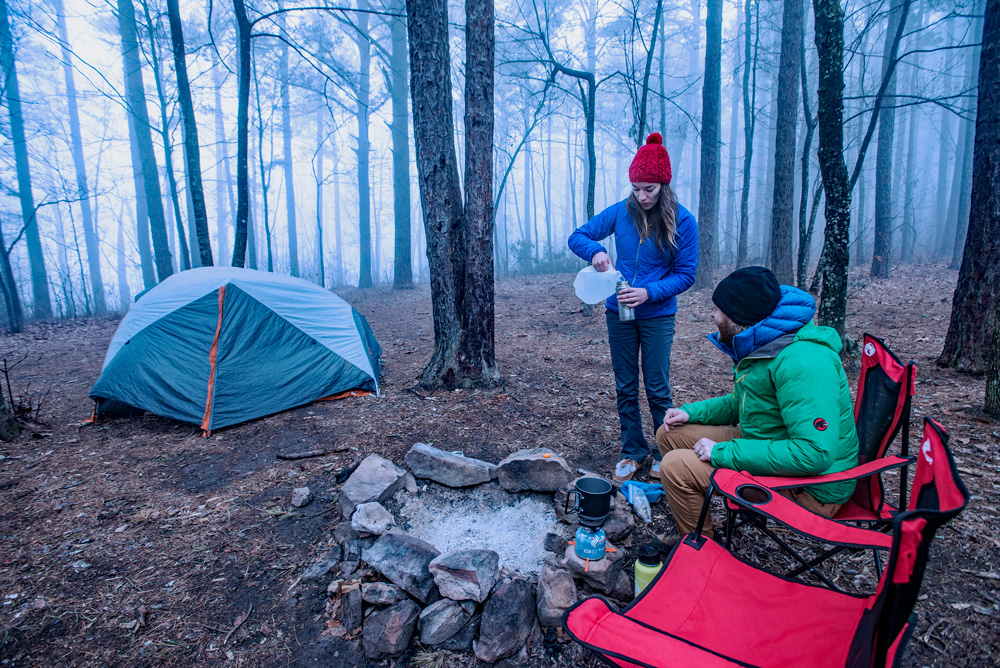 Dispersed camping in Arkansas