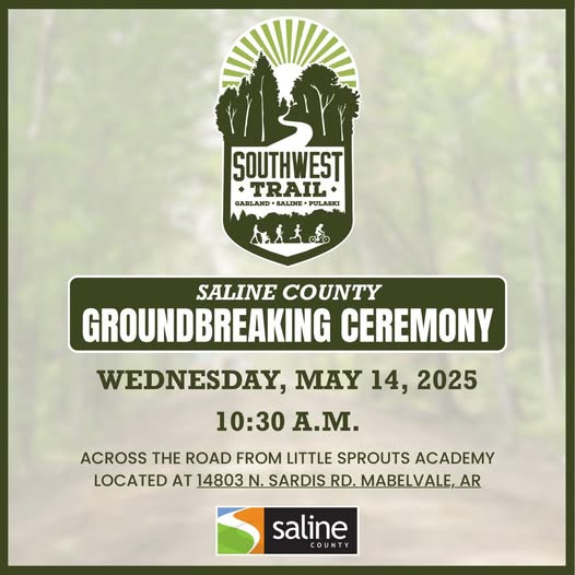 Southwest Trail in Saline County Groundbreaking