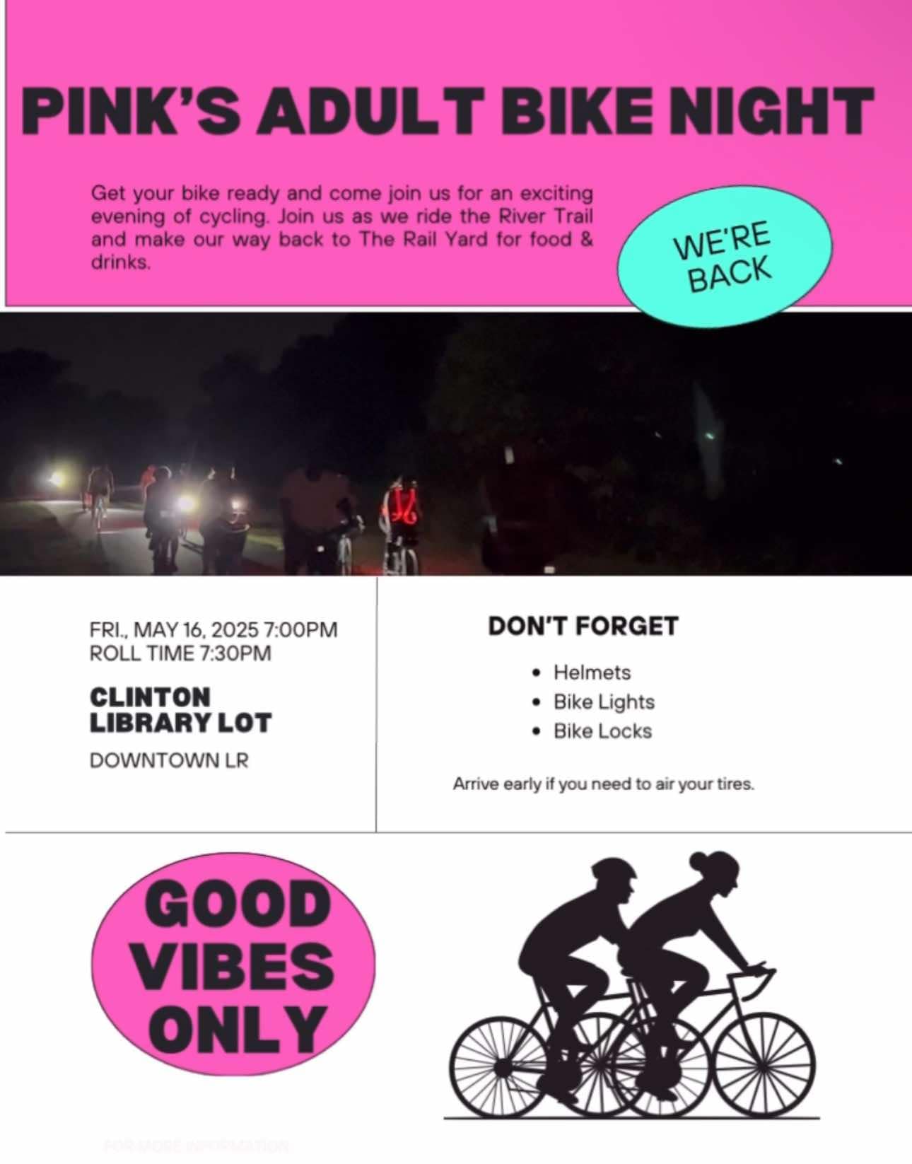 Pink's Adult Bike Night
