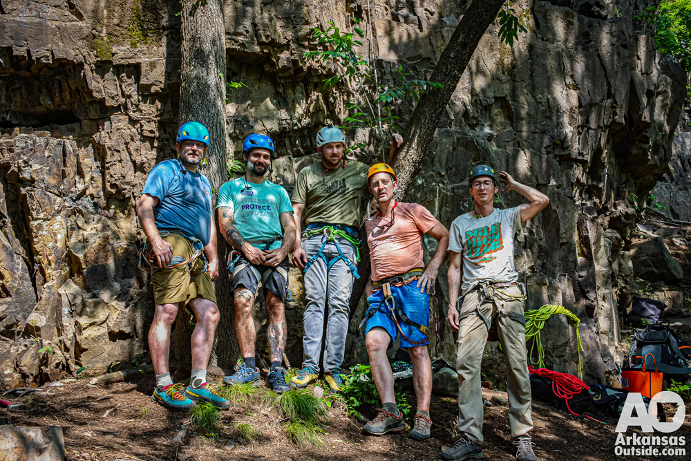 Thanks to these route developers for creating the first routes in the Big Rock Quarry Climbing Area.