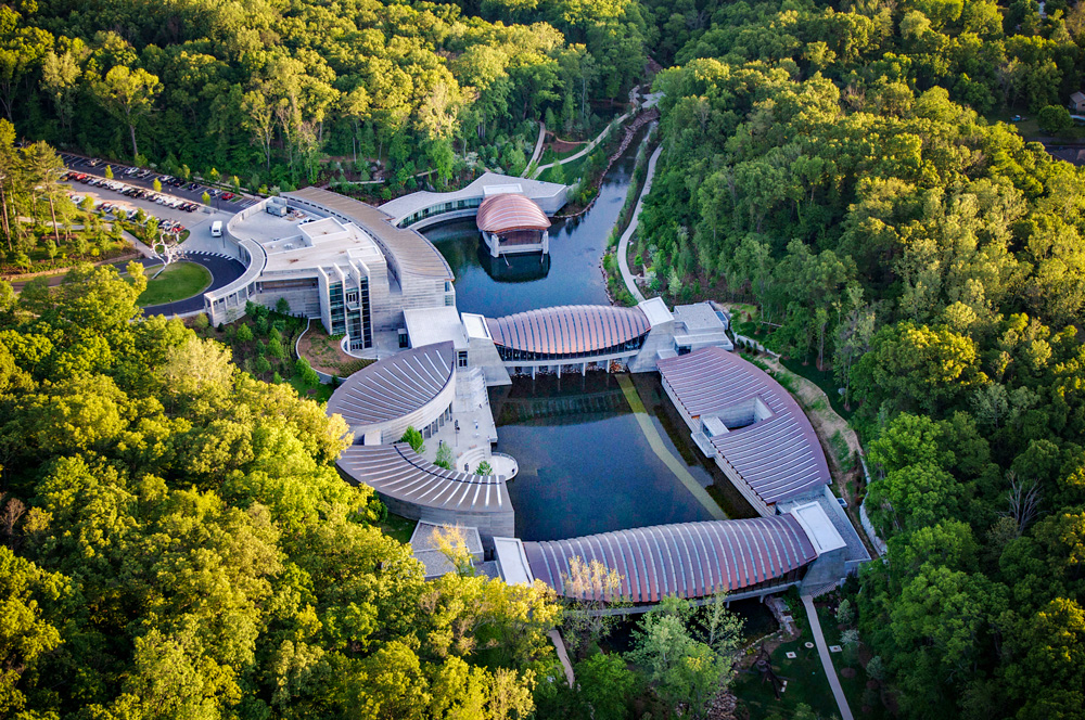 Crystal Bridges Museum of American Art, Bentonville, AR. Adventure Awaits: Discover Arkansas Tourism Week