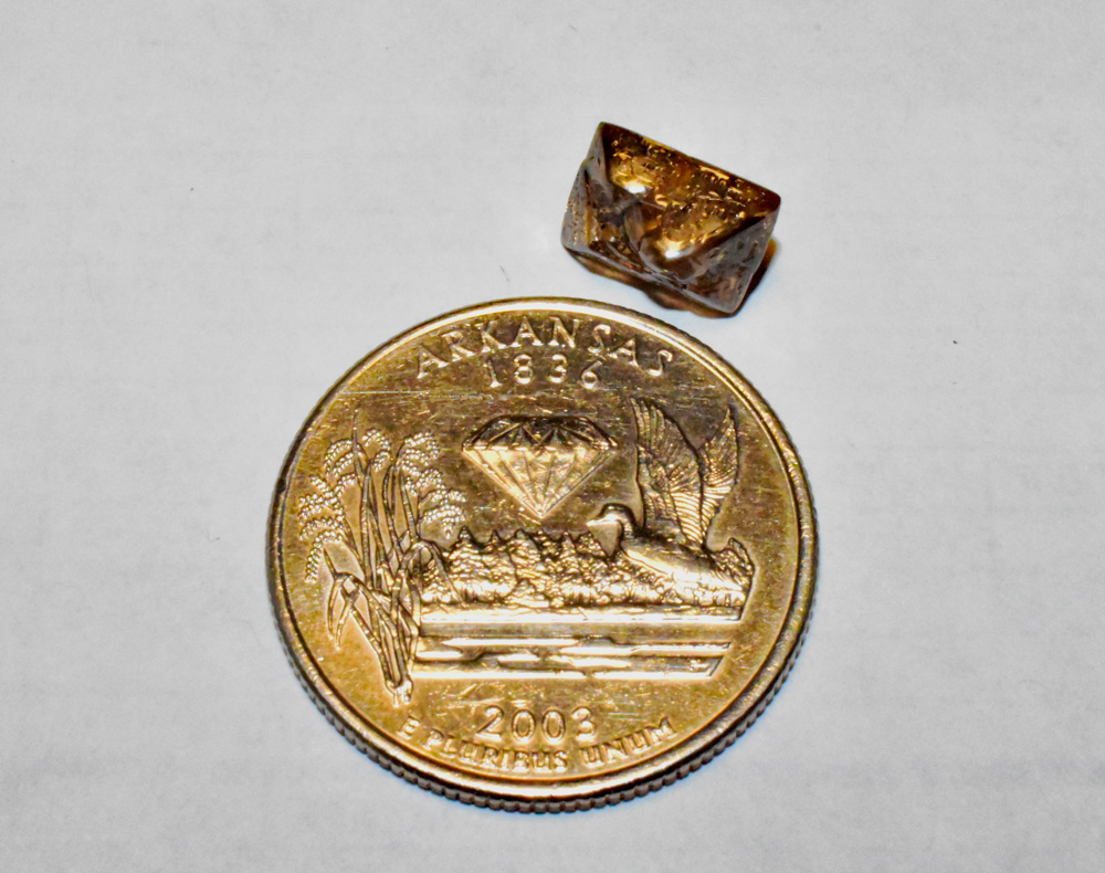 3.81-carat Brown Diamond.