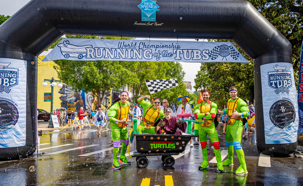 Hot Springs bathtub races