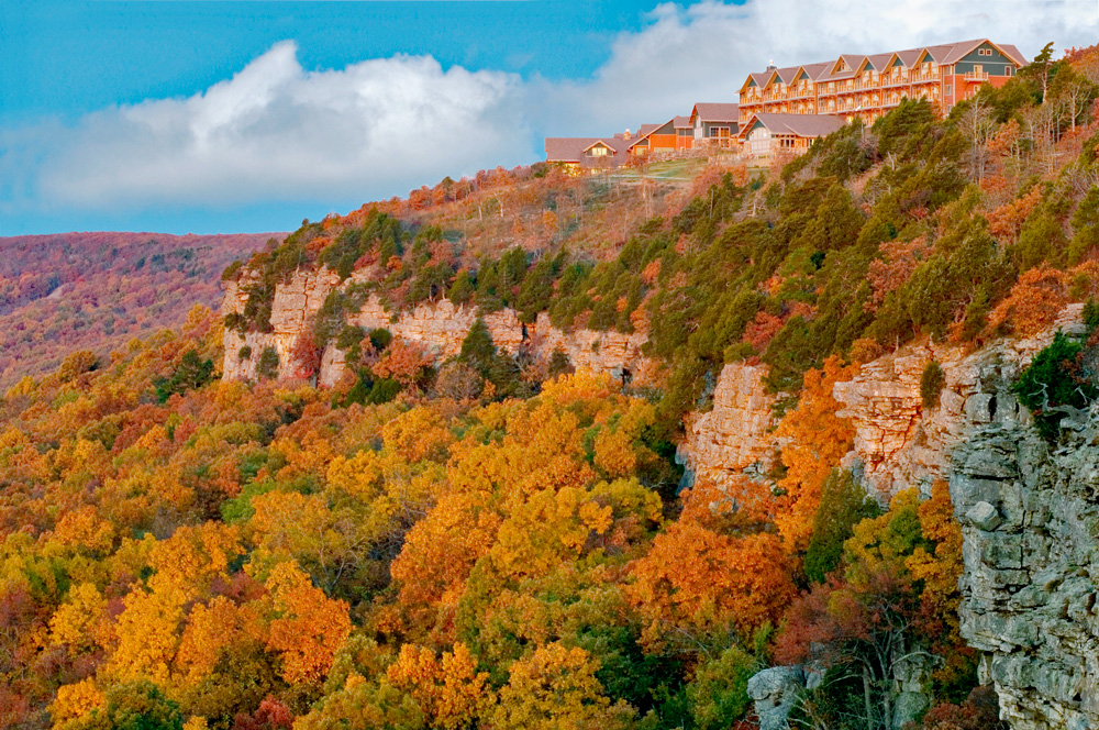 Mount Magazine Lodge at Mount Magazine State Park. Arkansas Travel and Tourism Week