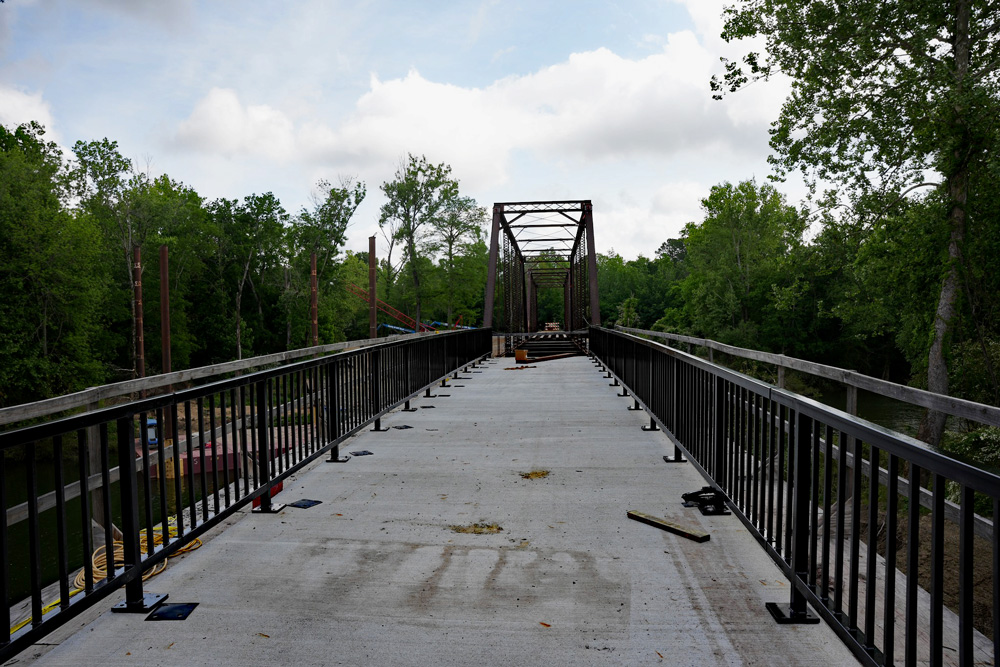 Reconstruction of the Old River Bridge. Old River Bridge restoration