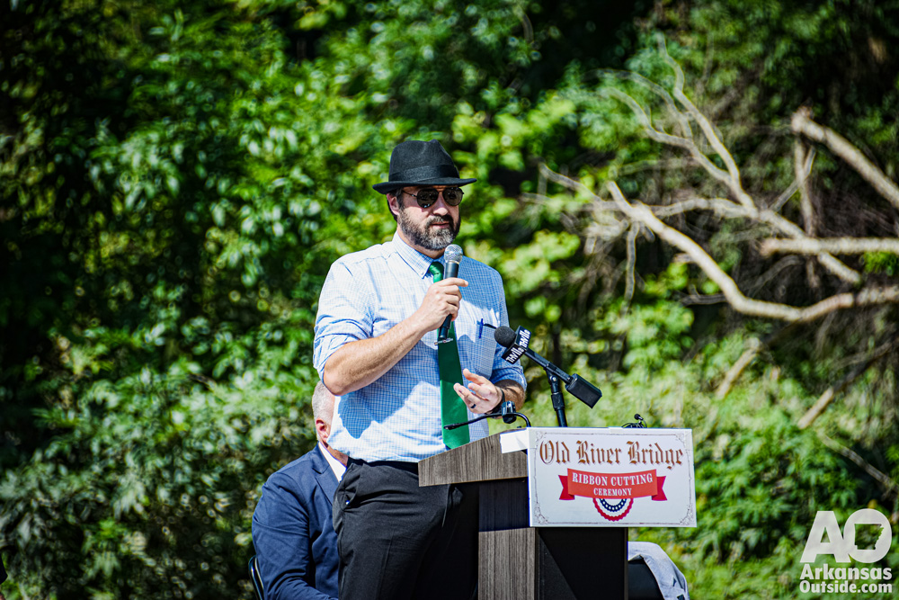 ARDOT Director spoke on the strength of the community is completing this project.