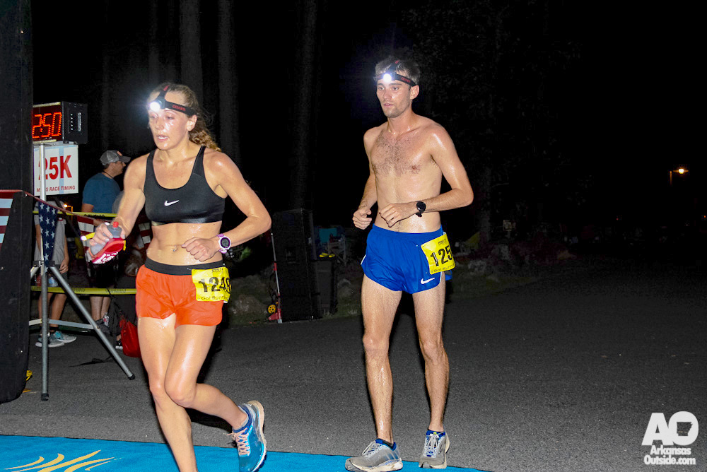 Photo from the 2019 Full Moon Run, an annual nighttime run in July at Lake Sylvia Recreation Area.