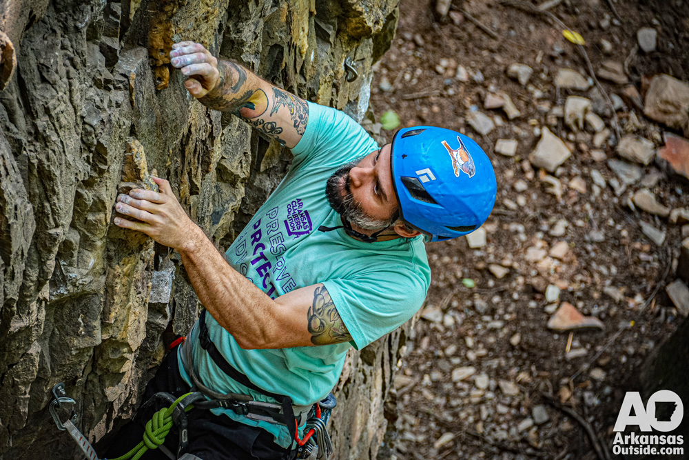 Arkansas climbing and outdoor identity