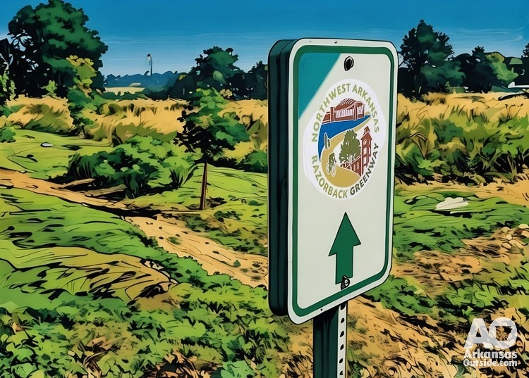 Razorback Greenway Bentonville Bella Vista reconnection