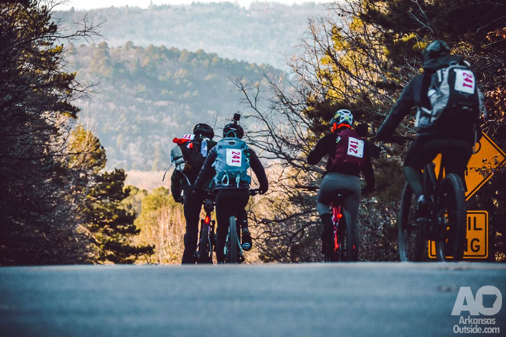 Cyclists on course in the 2022 Raid the Rock.