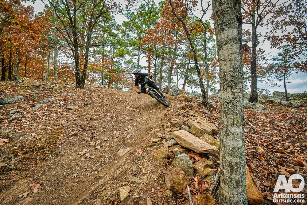 The Monument Trails at Pinnacle Mountain State Park near Little Rock, Arkansas.