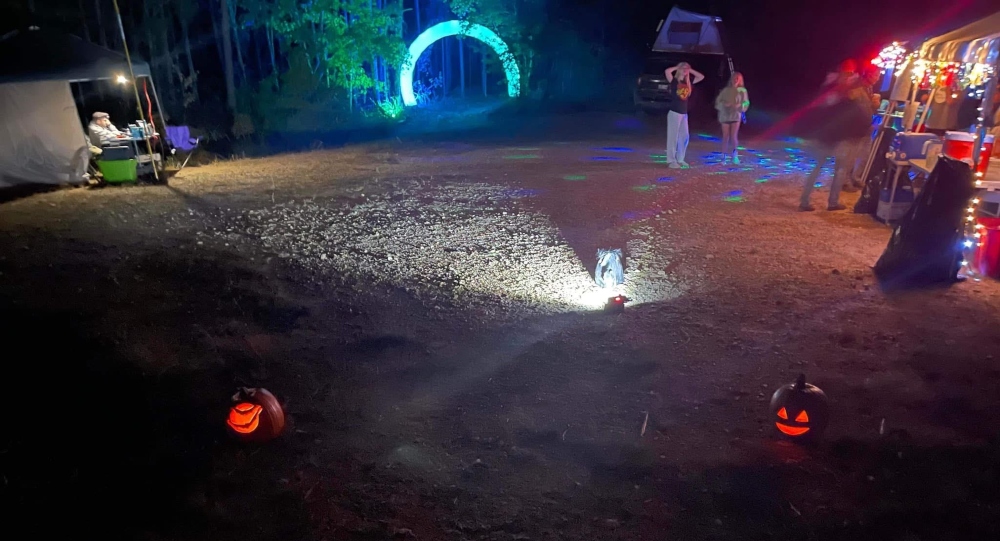 The nights can get weird, and then you come across an aid station.