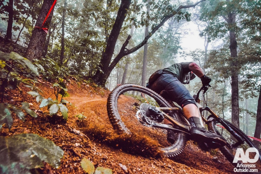 Monument Trails at Mount Nebo State Park near Russellville, Arkansas.