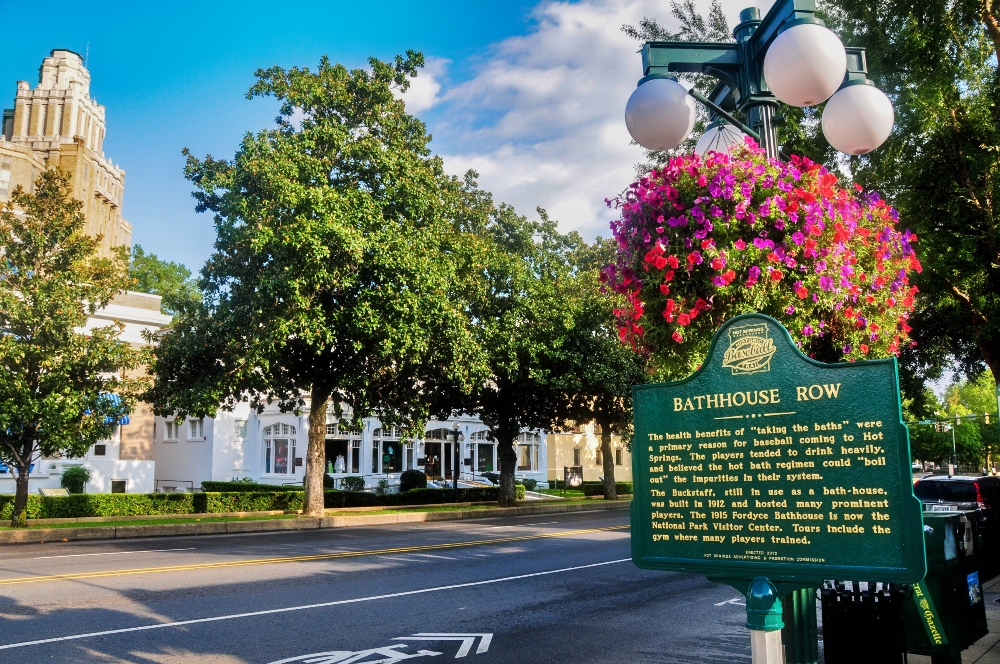 Bathhouse Row, Hot Springs National Park.