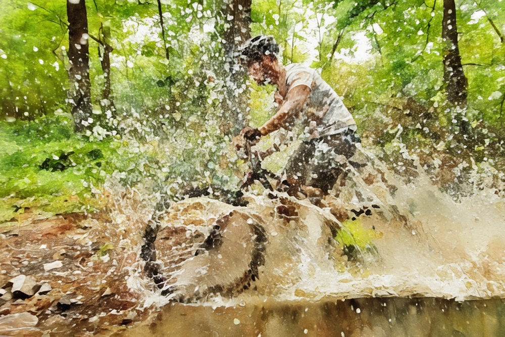 Mountain bike trails in North Central Arkansas