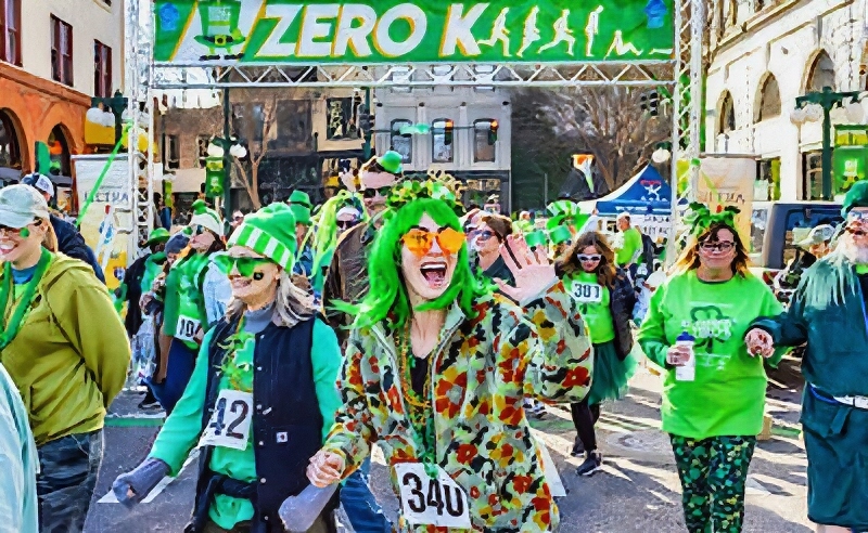 World’s Shortest St. Patrick’s Day Zero K Hot Springs