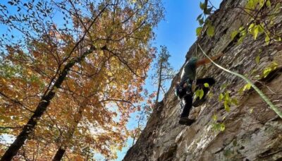 petit jean rock climbing