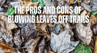 Blowing Leaves off Trails
