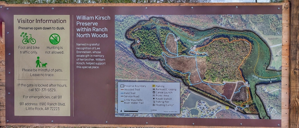 ...and map sign at the trailhead.