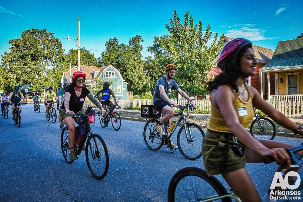 Community events like Little Rock's Pedal Party are great ways to get out more and meet others.