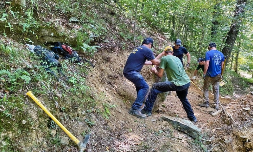 An Ozark Off-Road Cyclist (OORC) Trail Love Day.