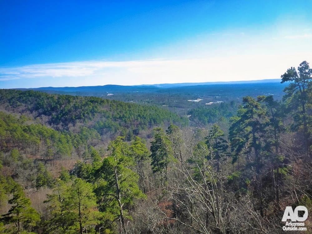 One of the beautiful views at Hot Springs National Park.