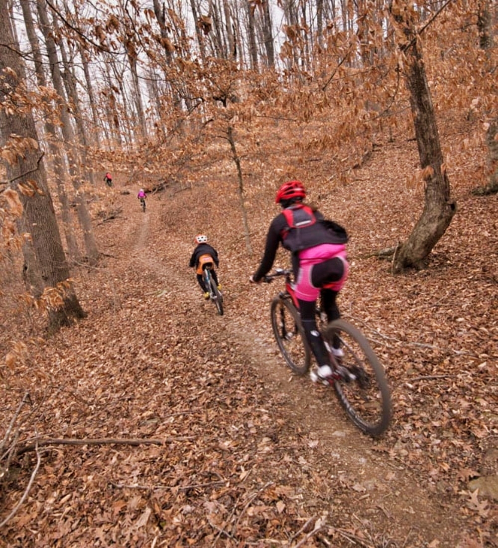 Rolling with the terrain. 