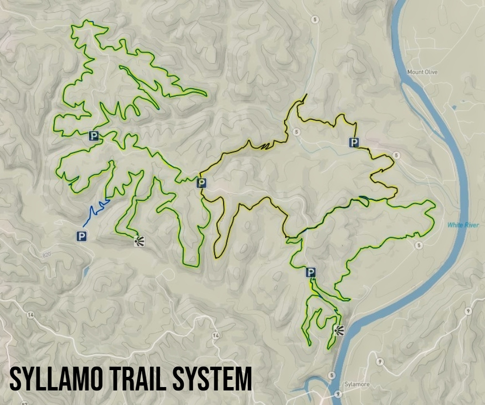 Syllamo Trail System (click for more information)