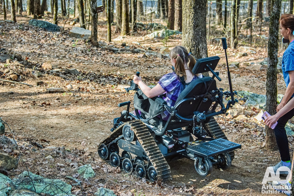 Trackchairs have become available in some state parks and other areas around Arkansas this year.